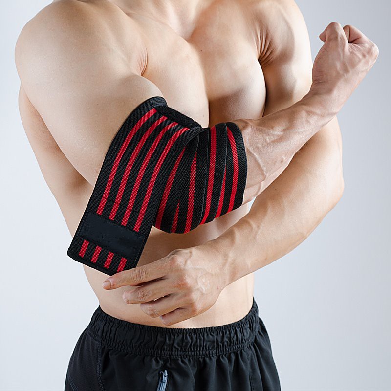 Red 4 Stripes Elbow Strap